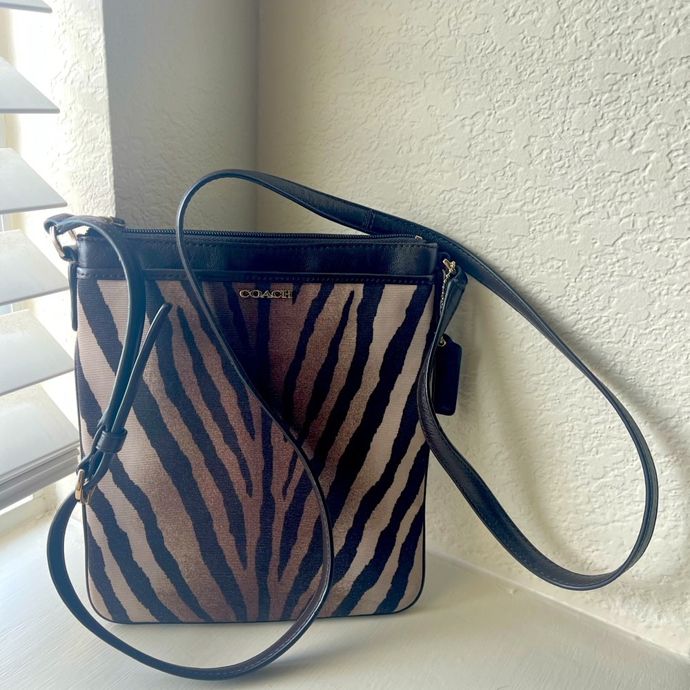 Coach Zebra Crossbody